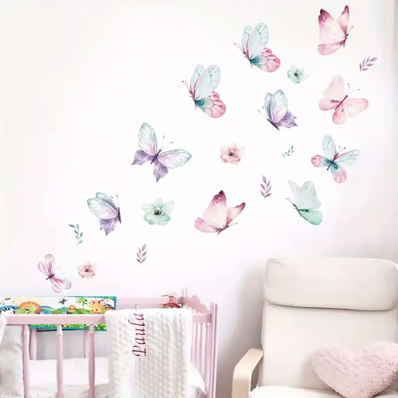Décoration Murale - ButterfliesSticker™ - Vert - Bébé loulou