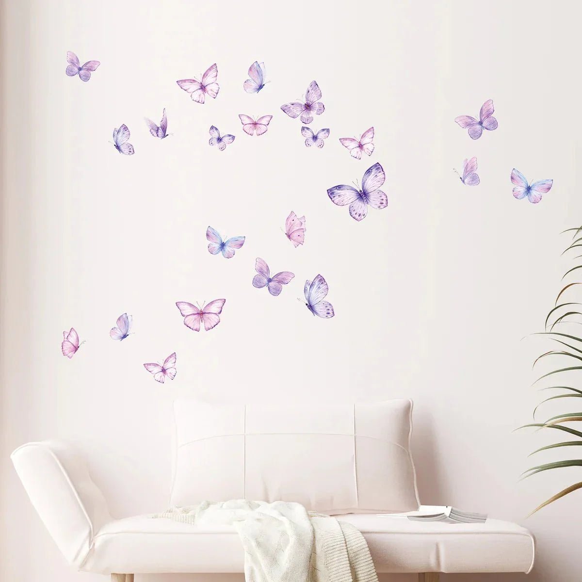 Décoration Murale - ButterfliesSticker™ - Violet - Bébé loulou