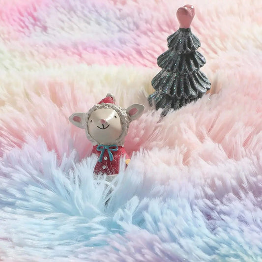 Tapis en Fourrure - HairyRugs™ - Arc - en - ciel - A - BEBE